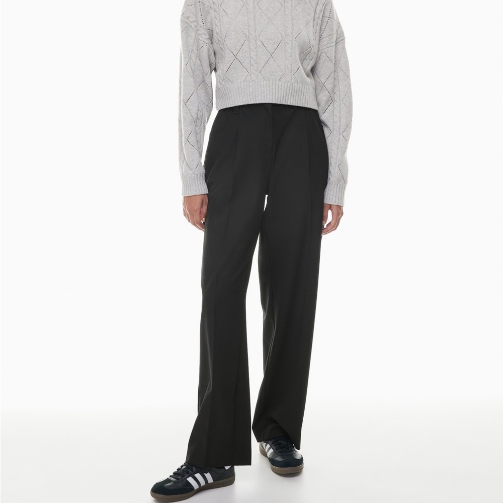 Sunday Best Black Wide Leg Trousers